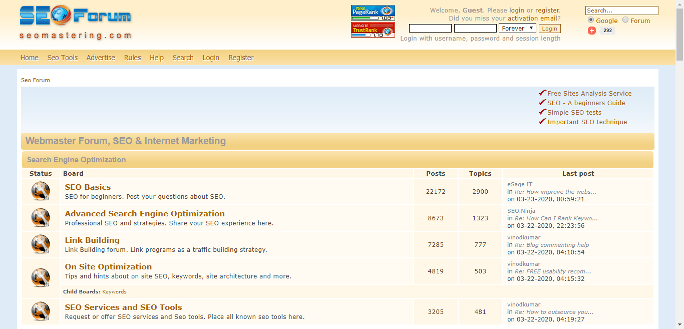 Top 15 SEO And Internet Marketing Forums To Learn And Promote 16261788132389