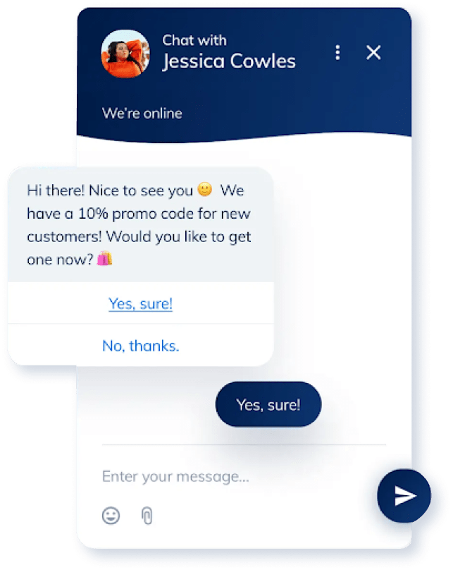 Live chat