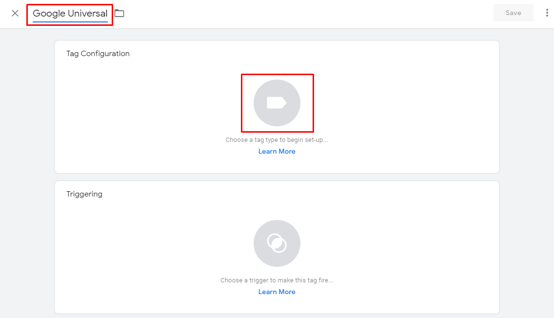 Tag customization in Google Tag Manager