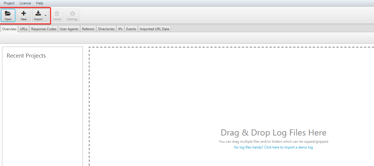 Analyse der Logdateien mit Screaming Frog Log File Analyzer