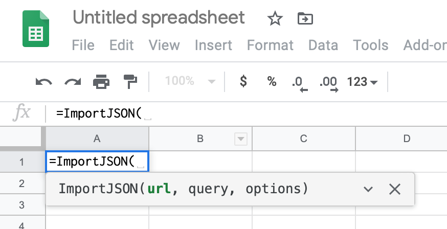 Import JSON